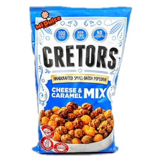 פופקורן CRETORS בטעם קרמל & צ'דר