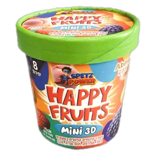 גלידה פירות תלת מימד